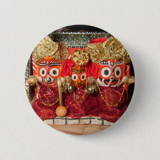 Badge Rond 5 Cm Bouton de divinités de Jagannatha