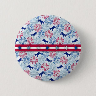 Badge Rond 5 Cm Bouton de DNC