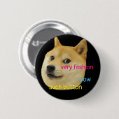 Badge Rond 5 Cm Bouton de doge (Devant & derrière)