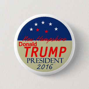 Badge Rond 5 Cm Bouton de Donald Trump 2016