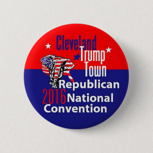 Badge Rond 5 Cm Bouton de Donald Trump 2016