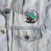 Badge Rond 5 Cm "Bouton de dragon ! " (En situation)