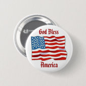 Badge Rond 5 Cm Bouton de drapeau américain (Devant & derrière)