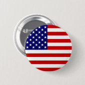 Badge Rond 5 Cm Bouton de drapeau américain (Devant & derrière)