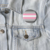 Badge Rond 5 Cm Bouton de drapeau de Demigirl (En situation)