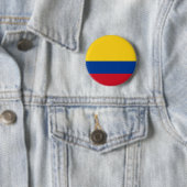 Badge Rond 5 Cm Bouton de drapeau de la Colombie (En situation)