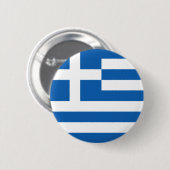Badge Rond 5 Cm Bouton de drapeau de la Grèce (Devant & derrière)