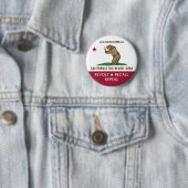 Badge Rond 5 Cm Bouton de drapeau de la révolte des contribuables (En situation)