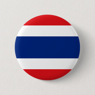 Badge Rond 5 Cm Bouton de drapeau de la Thaïlande