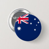 Badge Rond 5 Cm Bouton de drapeau de l'Australie (Devant & derrière)