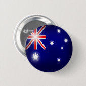 Badge Rond 5 Cm Bouton de drapeau de l'Australie (Devant & derrière)