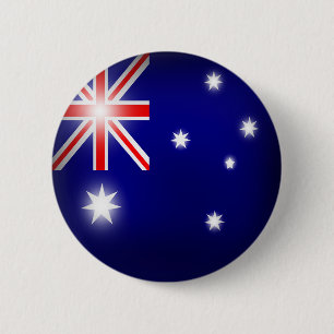 Badge Rond 5 Cm Bouton de drapeau de l'Australie