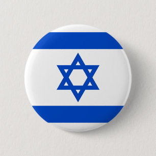 Badge Rond 5 Cm Bouton de drapeau de l'Israël