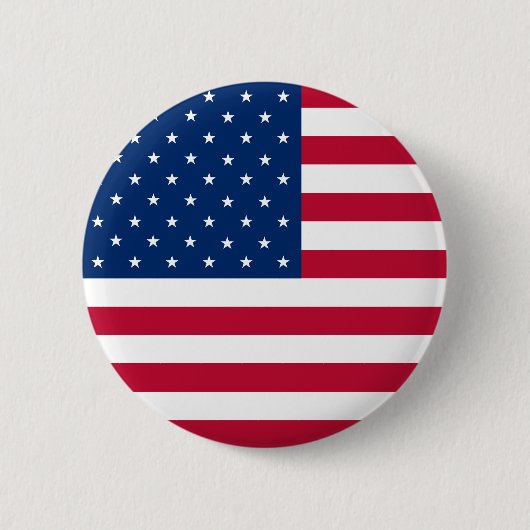 Badge Rond 5 Cm Bouton de drapeau des Etats-Unis (Devant)