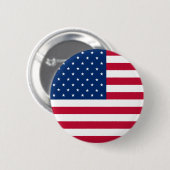 Badge Rond 5 Cm Bouton de drapeau des Etats-Unis (Devant & derrière)