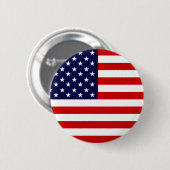 Badge Rond 5 Cm Bouton de drapeau des Etats-Unis (Devant & derrière)