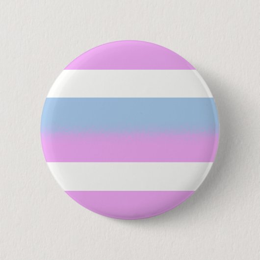 Badge Rond 5 Cm Bouton de drapeau d'Intersex (Devant)