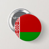 Badge Rond 5 Cm Bouton de drapeau du Belarus (Devant & derrière)