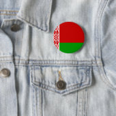 Badge Rond 5 Cm Bouton de drapeau du Belarus (En situation)