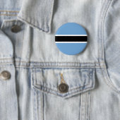 Badge Rond 5 Cm Bouton de drapeau du Botswana (En situation)