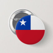 Badge Rond 5 Cm Bouton de drapeau du Chili (Devant & derrière)