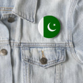 Badge Rond 5 Cm Bouton de drapeau du Pakistan (En situation)