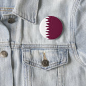 Badge Rond 5 Cm Bouton de drapeau du Qatar (En situation)