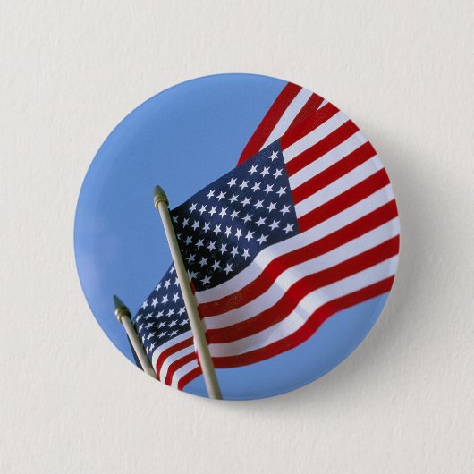 Badge Rond 5 Cm Bouton de drapeaux (Devant)