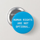 Badge Rond 5 Cm Bouton de droits de l'homme (Devant & derrière)