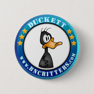 Badge Rond 5 Cm Bouton de Duckett