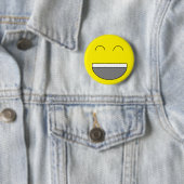 Badge Rond 5 Cm Bouton de "Emoji" (En situation)