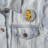Badge Rond 5 Cm Bouton de fa Hayek (En situation)