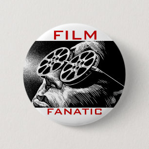 Badge Rond 5 Cm Bouton de fanatique de film