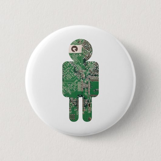 Badge Rond 5 Cm Bouton de Fatherboard (Devant)