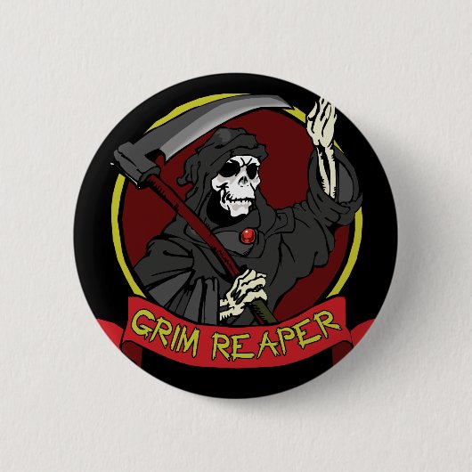 Badge Rond 5 Cm Bouton de faucheuse (Devant)