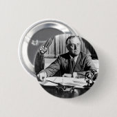 Badge Rond 5 Cm Bouton de FDR (Devant & derrière)