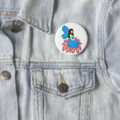 Badge Rond 5 Cm bouton de fée de fleur (En situation)