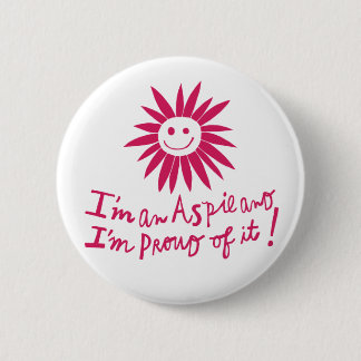 Badge Rond 5 Cm Bouton de fierté d'Aspie