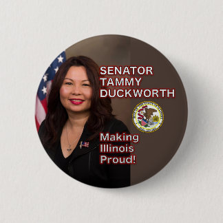 Badge Rond 5 Cm Bouton de fierté du sénateur Tammy Duckworth