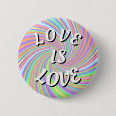 Badge Rond 5 Cm Bouton de Fierté Love Is Love (Devant)