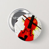 Badge Rond 5 Cm Bouton de fixation pour violon (Devant & derrière)