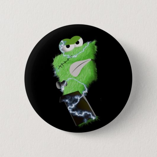 Badge Rond 5 Cm Bouton de Flipenstein ! (Devant)