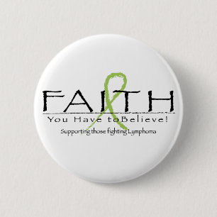 Badge Rond 5 Cm Bouton de foi-ruban de lymphome