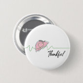 Badge Rond 5 Cm Bouton de foie (Devant & derrière)
