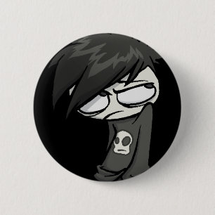 Badge Rond 5 Cm Bouton de Forumwarz Emo