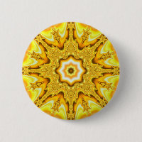 Bouton de fractale d'étoile d'or