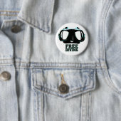 Badge Rond 5 Cm Bouton de Freediving (En situation)