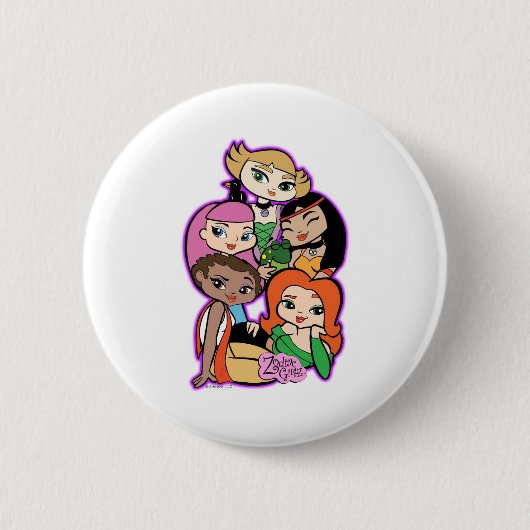 Badge Rond 5 Cm Bouton de Friendz (Devant)