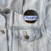 Badge Rond 5 Cm bouton de fromage (En situation)