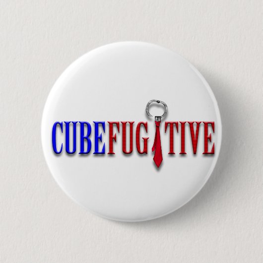 Badge Rond 5 Cm Bouton de fugitif de cube (Devant)